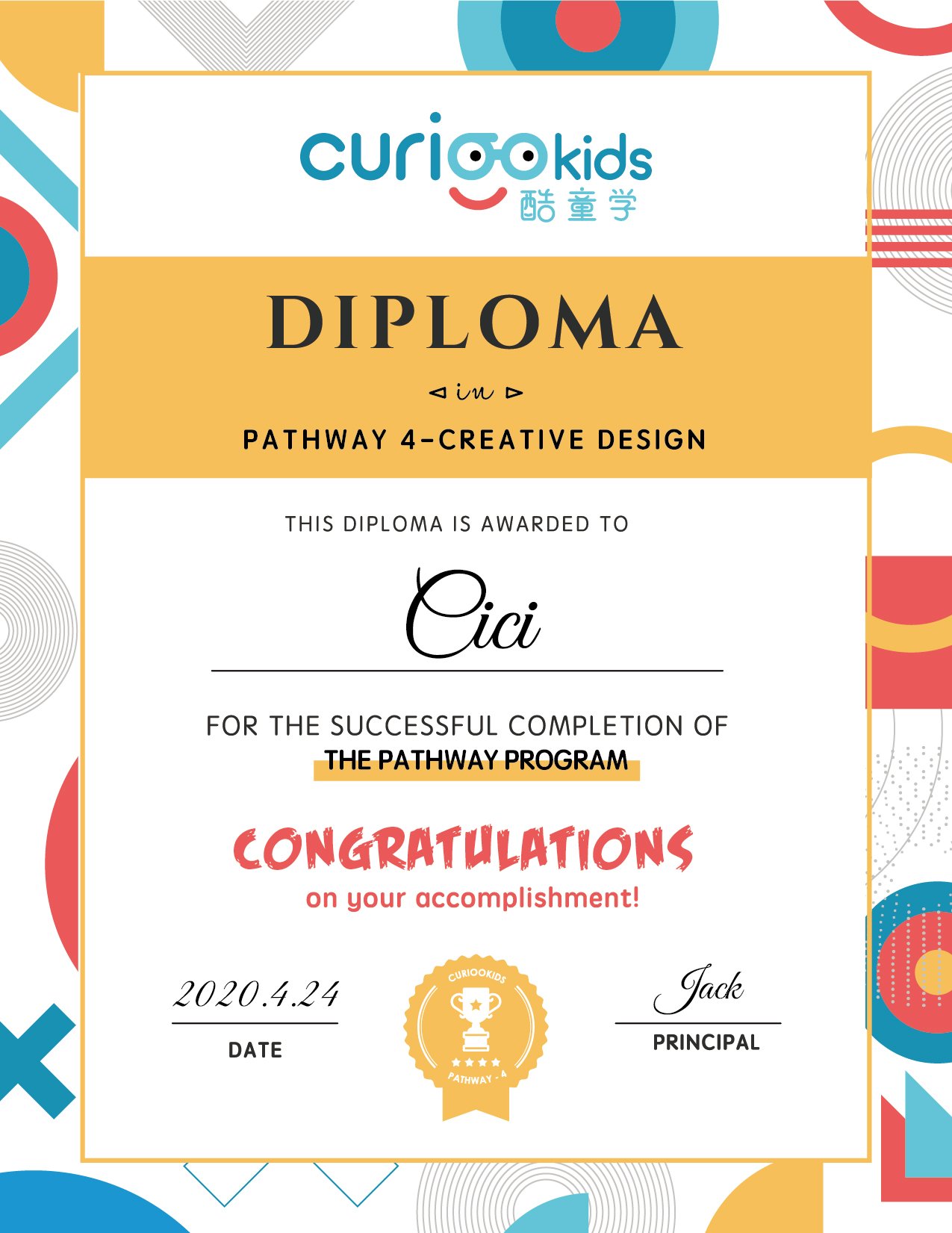 Pathway 4-CREATIVE DESIGN Diploma